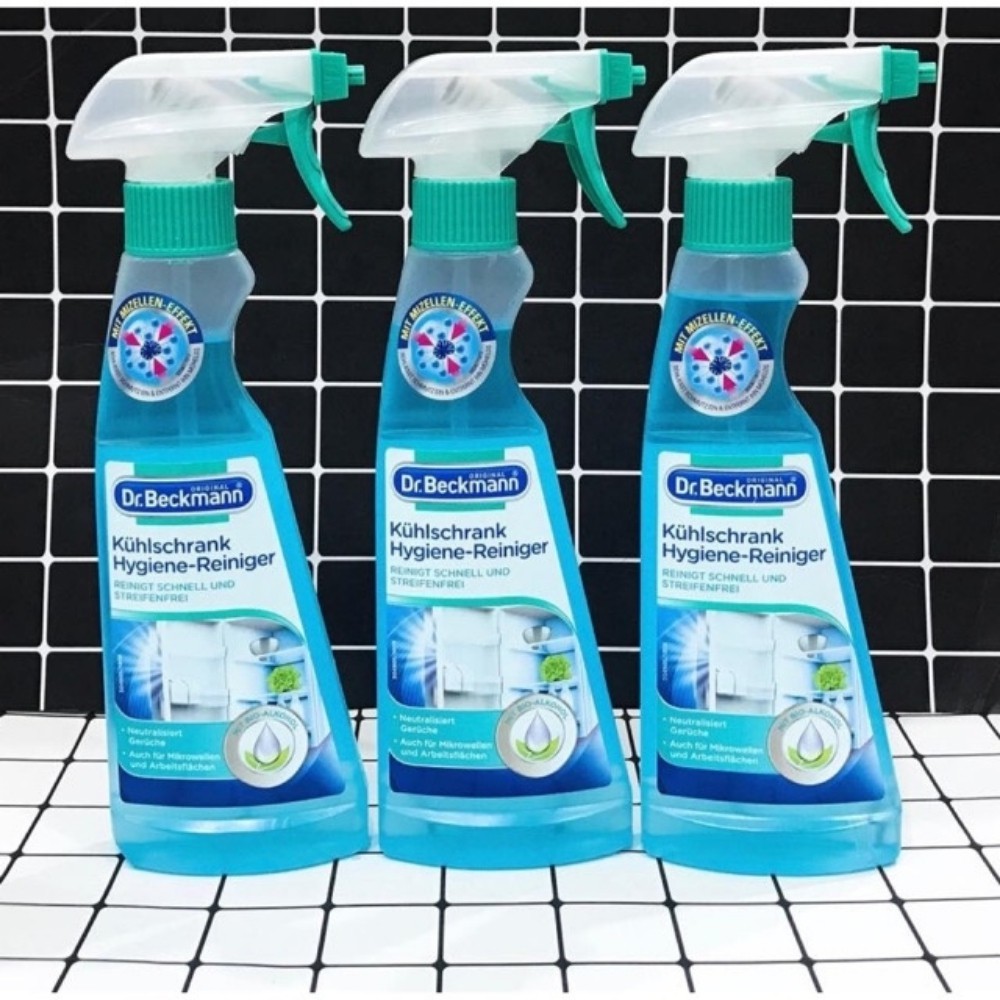 Dung dịch vệ sinh tủ lạnh dr beckmann 250ml - nước vệ sinh tủ lạnh khử khuẩn, khử mùi.