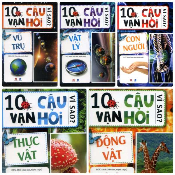 Sách - Combo 10 vạn câu hỏi vì sao 5 tập