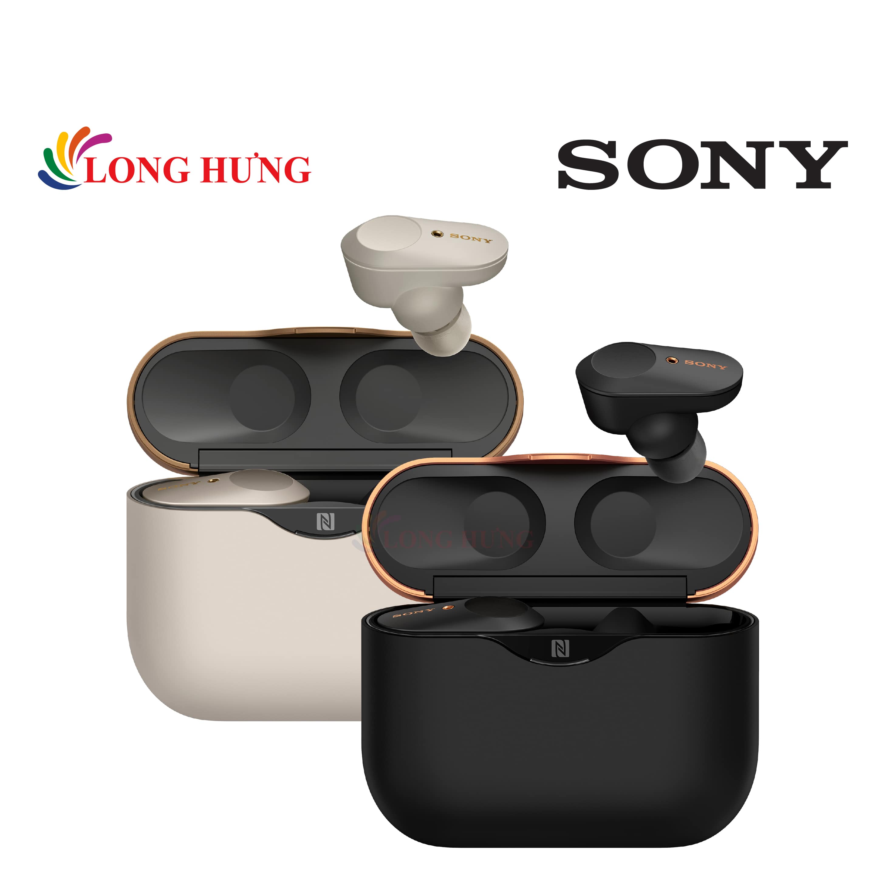 Tai nghe Bluetooth True Wireless Sony WF-1000XM3 - Hàng chính hãng - Thiết kế sang trọng, công nghệ chống ồn HD QN1e, Bluetooth v5.0