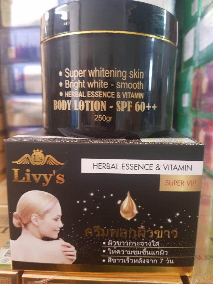 KEM BODY LOTION TRẮNG DA LIVY'S THÁI LAN