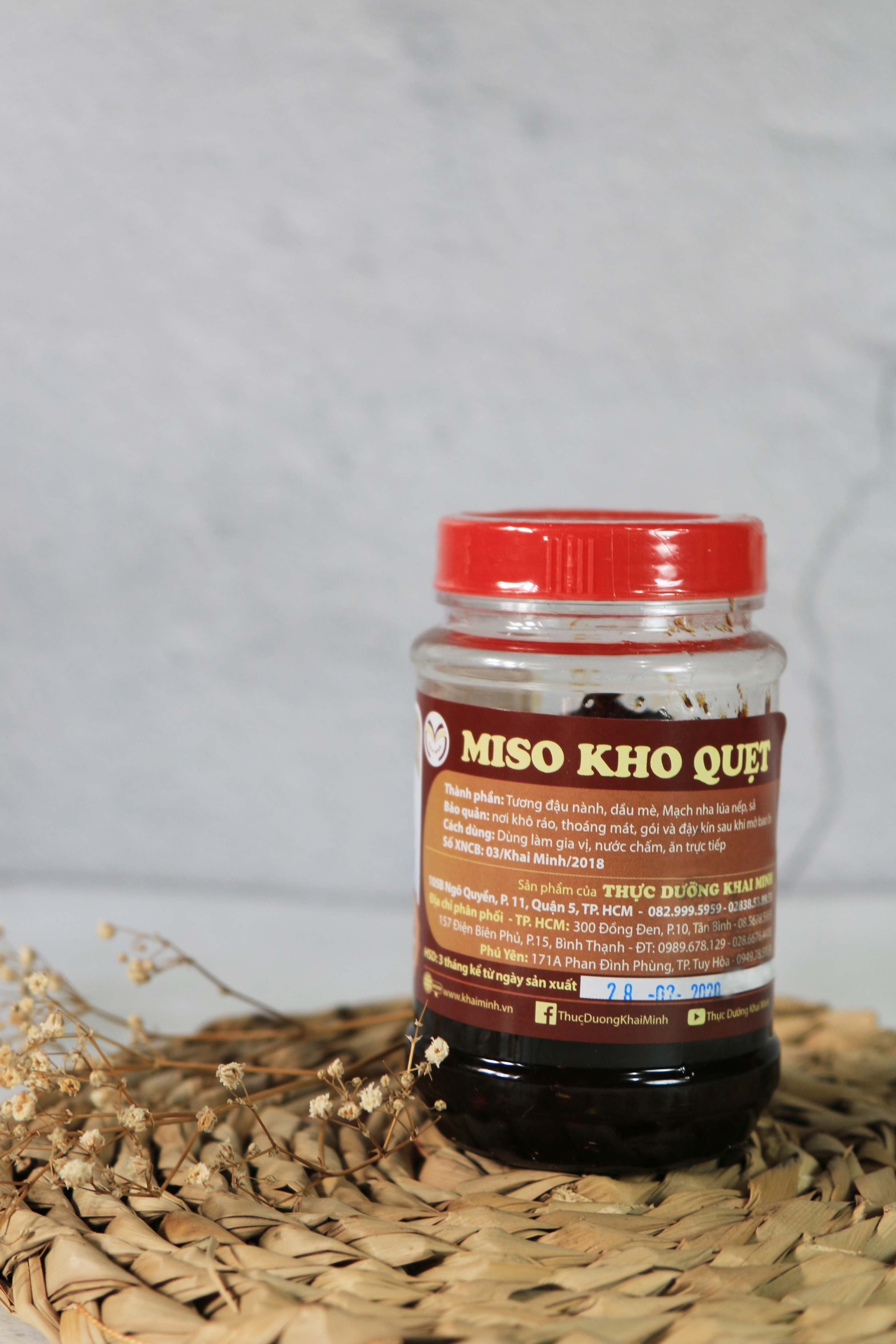 TƯƠNG MISO KHO QUẸT - 200 GR - CỬA HÀNG THỰC DƯỠNG KHAI MINH CHÍNH HÃNG