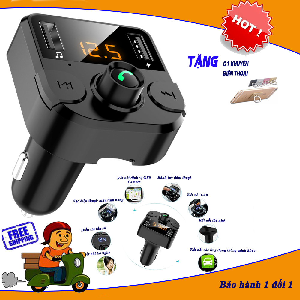 Bộ Chia Tẩu Sạc Ô Tô Đa Năng, Củ Sạc Điện Thoại Trên Ô Tô, Tẩu Sạc Ô Tô Thông Minh-Tích Hợp Nhiều Chức Năng Ngay Trên Ô Tô Của Bạn