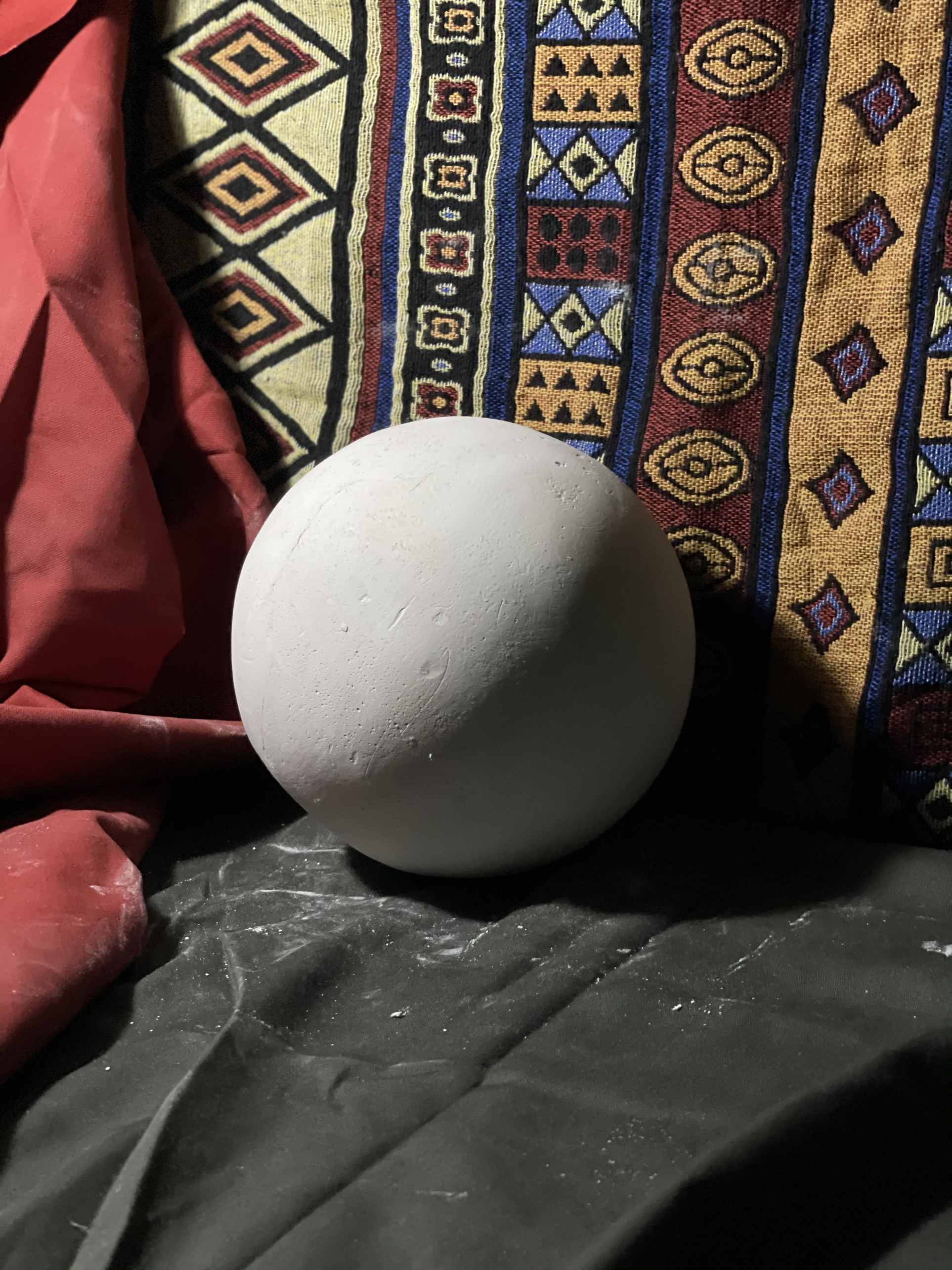 Tượng thạch cao. Tượng thạch cao ôn thi khối V-H. Khối tròn cơ bản. Khối tròn luyện thi