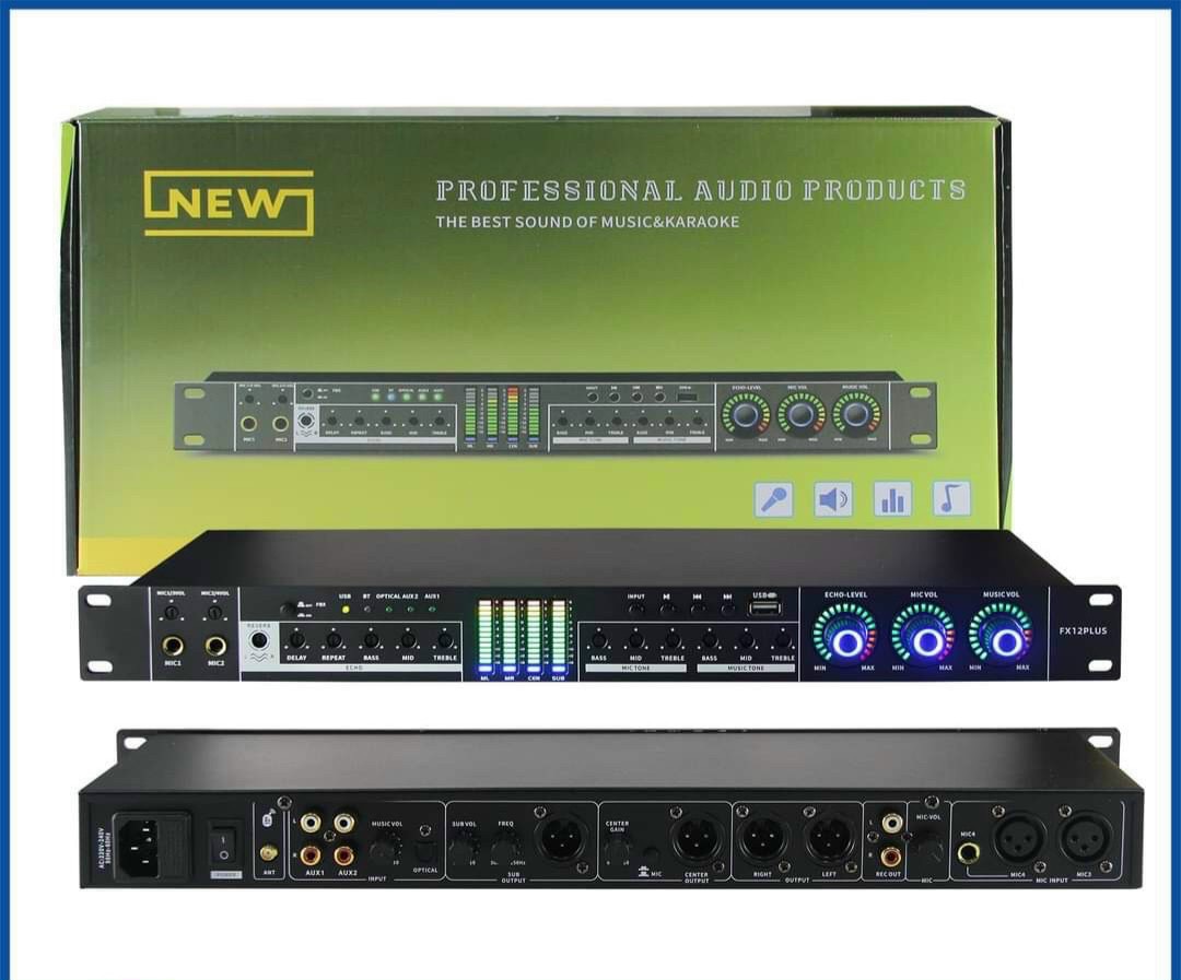 Vang Cơ Next fx12 Plus Bluetooth, USB, chống hú FBX, Opical, Echo nhẹ mượt mà, cân chỉnh nhạc hay - Hàng Nhập Khẩu Chất Lượng