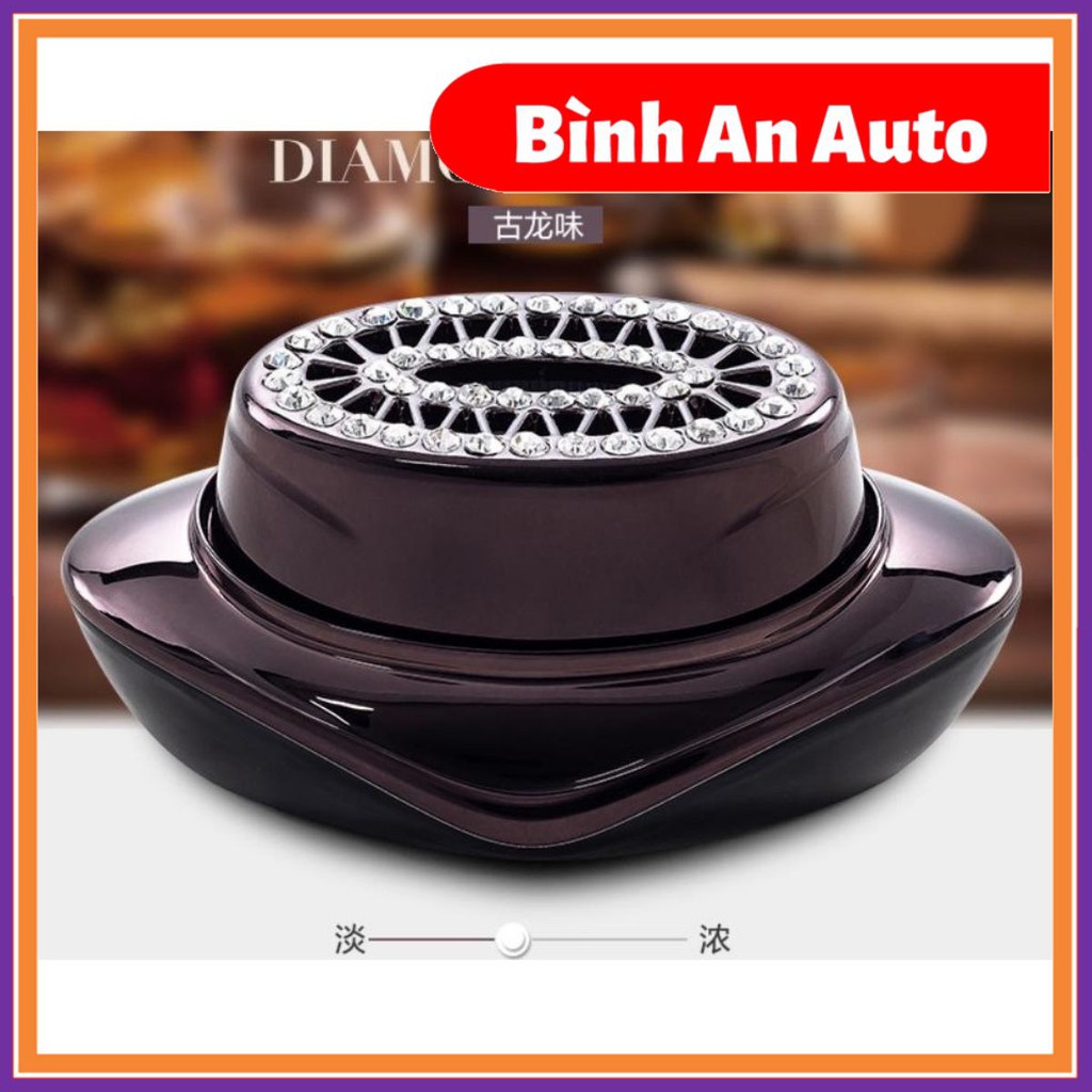Nước Hoa Ô Tô Đính Đá Mùi Thơm Mát, Nước Hoa Trang Trí Xe Hơi Cao Cấp - Bình An Auto