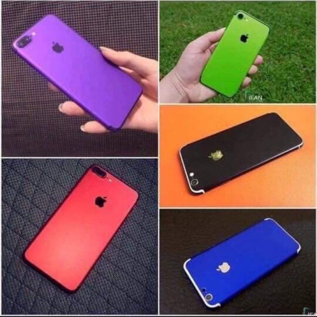 DÁN MÀU IPHONE - SKIN ĐIỆN THOẠI - DÁN DECAN CHỐNG NƯỚC CHỐNG TRẦY TUYỆT ĐỐI