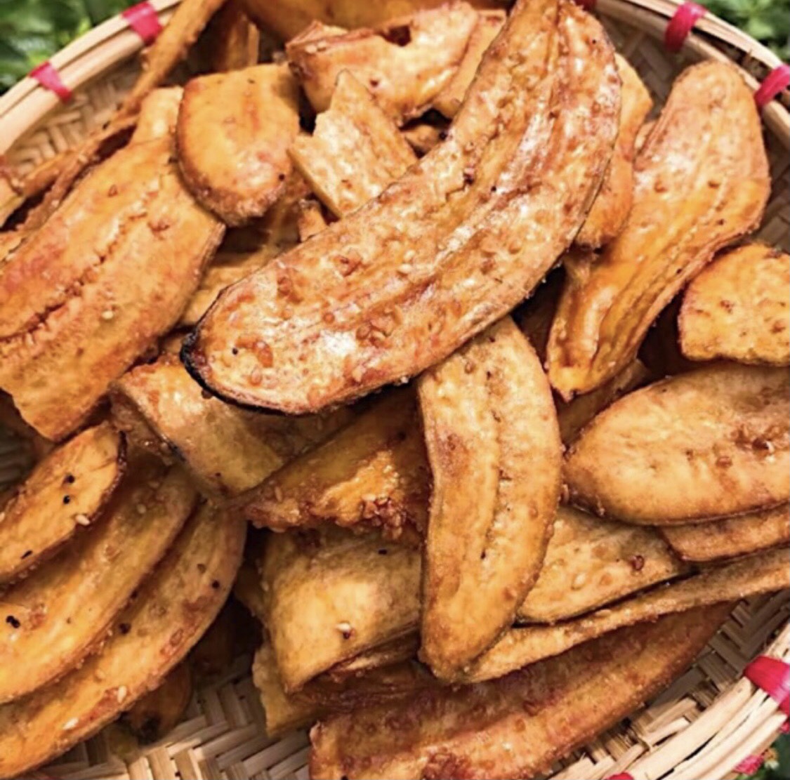 Chuối sấy mè giòn thơm 500gr