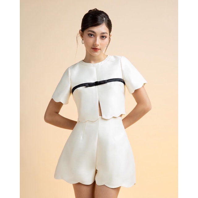 Moiré - quần ngắn taffta quinn shorts