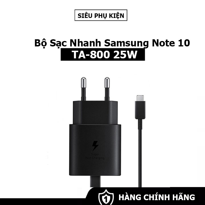 Bộ sạc nhanh samsung galaxy note 10 plus 25w