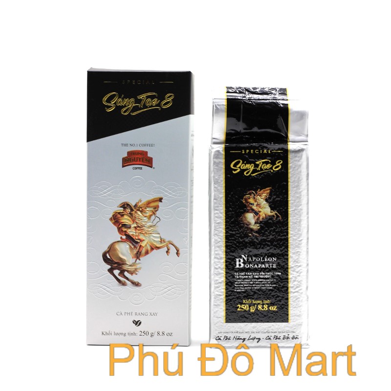 ( Freeship ) Cà Phê Pha Phin Sáng Tạo 8 - Trung Nguyên / Creative 8 ( Hộp 250 gr)