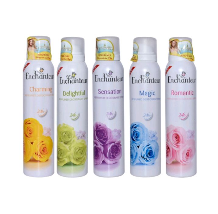 Xịt khử mùi hương nước hoa Enchantuer 150ml