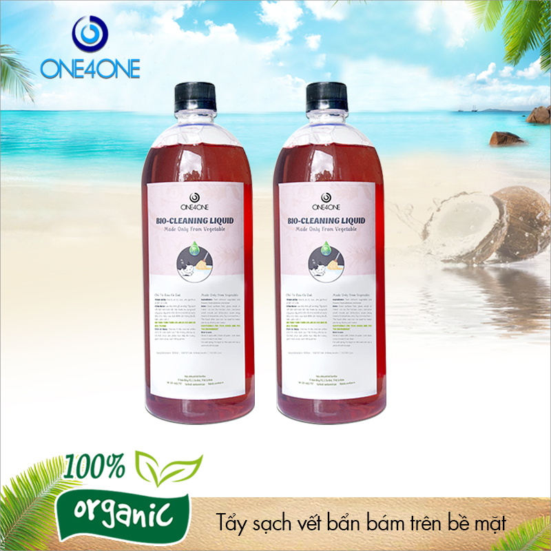 [HCM]Nước lau sàn sinh học One4One 1L
