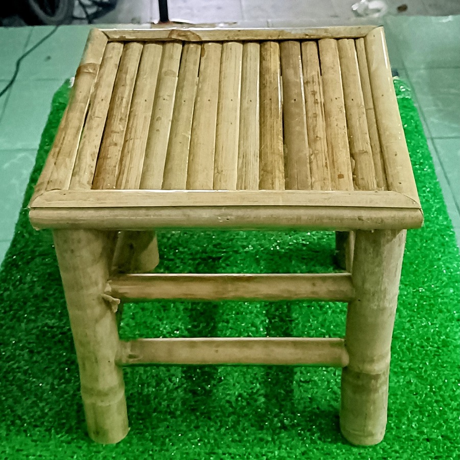 Ghế tre quán cà phê ,kích thước 30 x30 x30 ,ghế đôn tre cho quán bún đậu mắm tôm mang phong cách việt nam