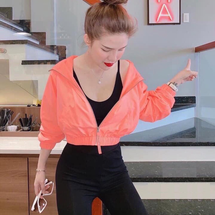 [HCM][AT] Áo khoác nữ Áo khoát nữ gió dù 2 lớp chống nắng lửng cánh dơi đẹp cá tính hàng bao chất cực chất hàng đẹp-A402