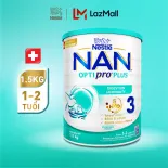 Sản Phẩm Dinh Dưỡng Nestlé NAN OPTIPRO PLUS 3 1500g/lon với 5HMO