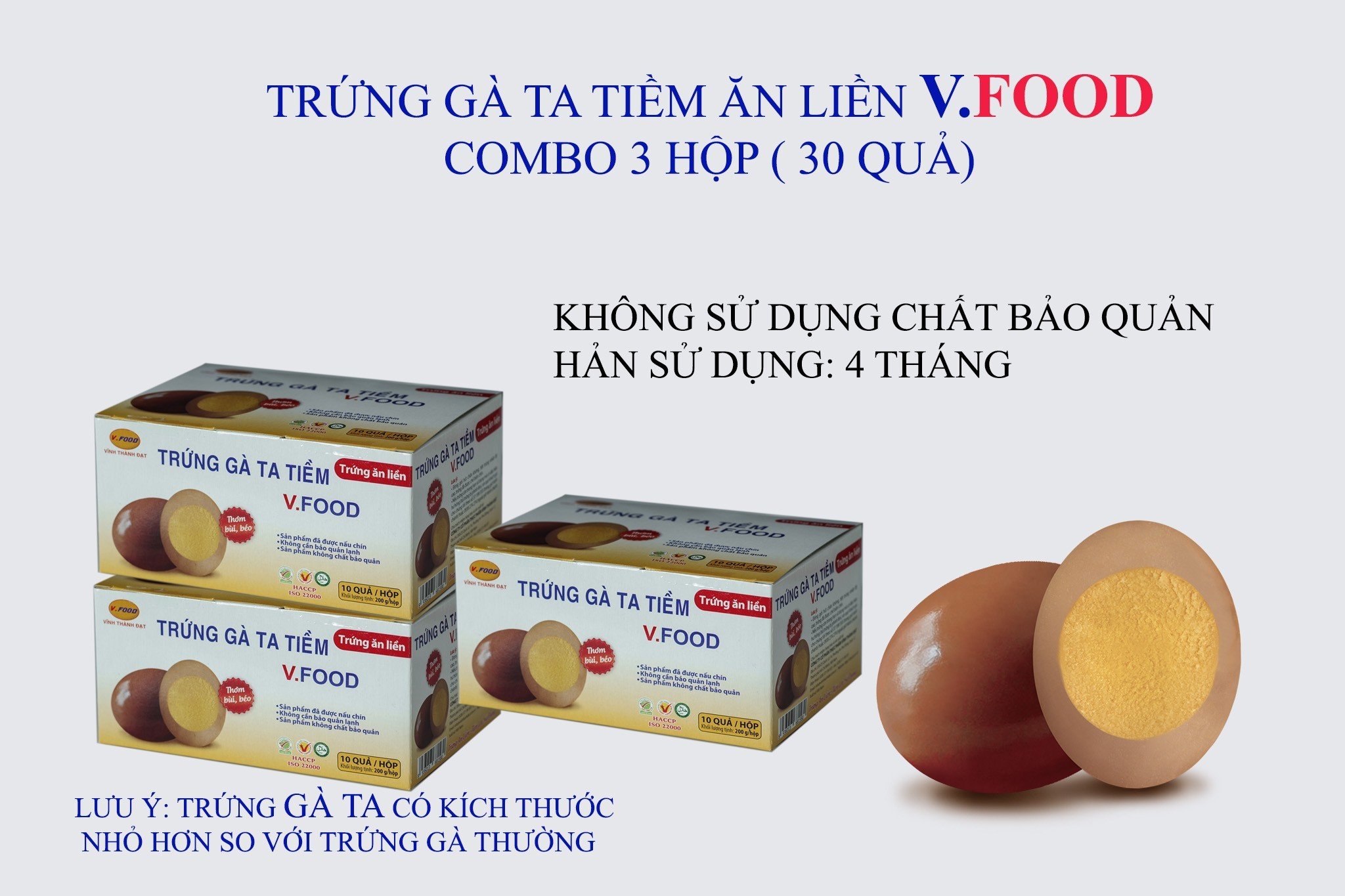 Combo 3 hộp gà ta tiềm