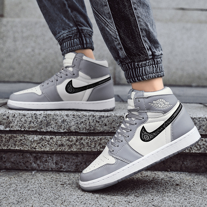 Giày Thể Thao Sneaker Nam Dior Cổ Cao