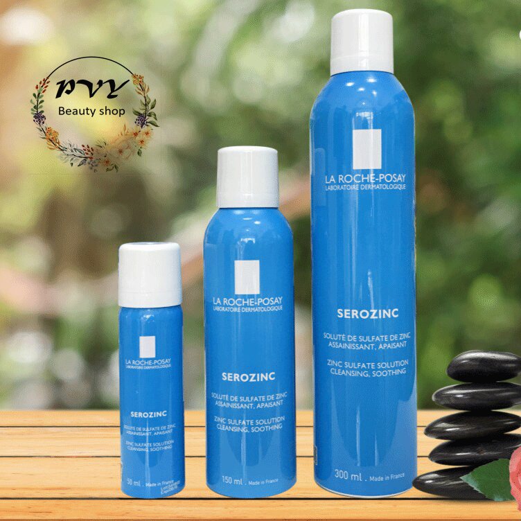 Xịt khoáng làm sạch dịu da La Roche Posay Serozinc nước khoáng Sero Zinc. Giảm viêm, kiềm dầu, giảm bóng dầu. #Pvy Beauty