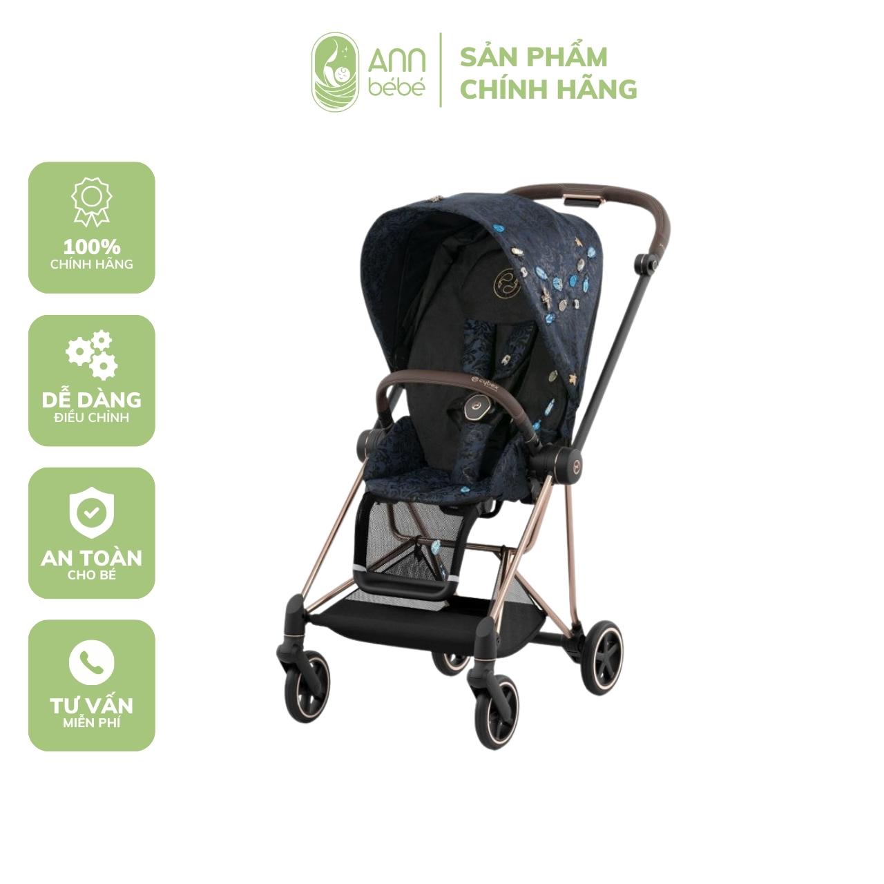 Xe đẩy Gấp Gọn CYBEX MIOS 3 Frame Rose Gold Seat Pack Jewels of Nature Limited ANNBEBE