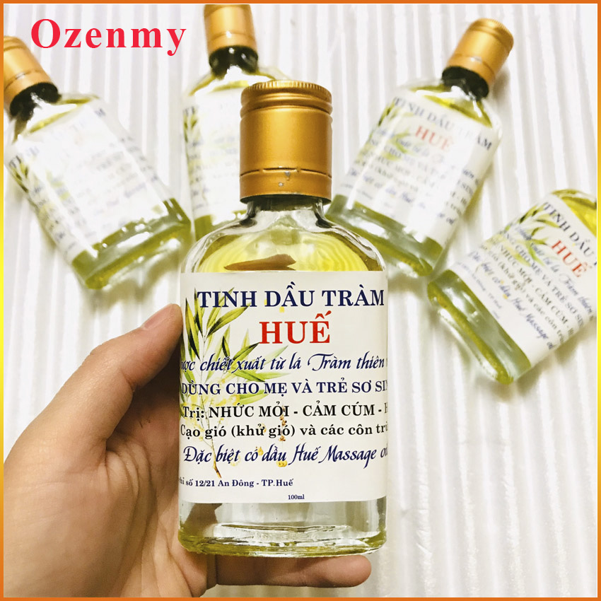 [YÊU THÍCH] Tinh Dầu Tràm HUẾ Cho Mẹ và Bé Sơ Sinh 100% NGUYÊN CHẤT (30ml) Ozenmy Chống Ho, Cảm Cúm, Cạo Gió, Dùng Tắm Cho Trẻ, Tinh Dầu Đuổi Muỗi .