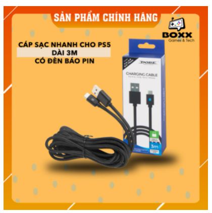 Cáp sạc cho tay cầm ps5 dualsense - playstation 5 dây sạc ps5 type c