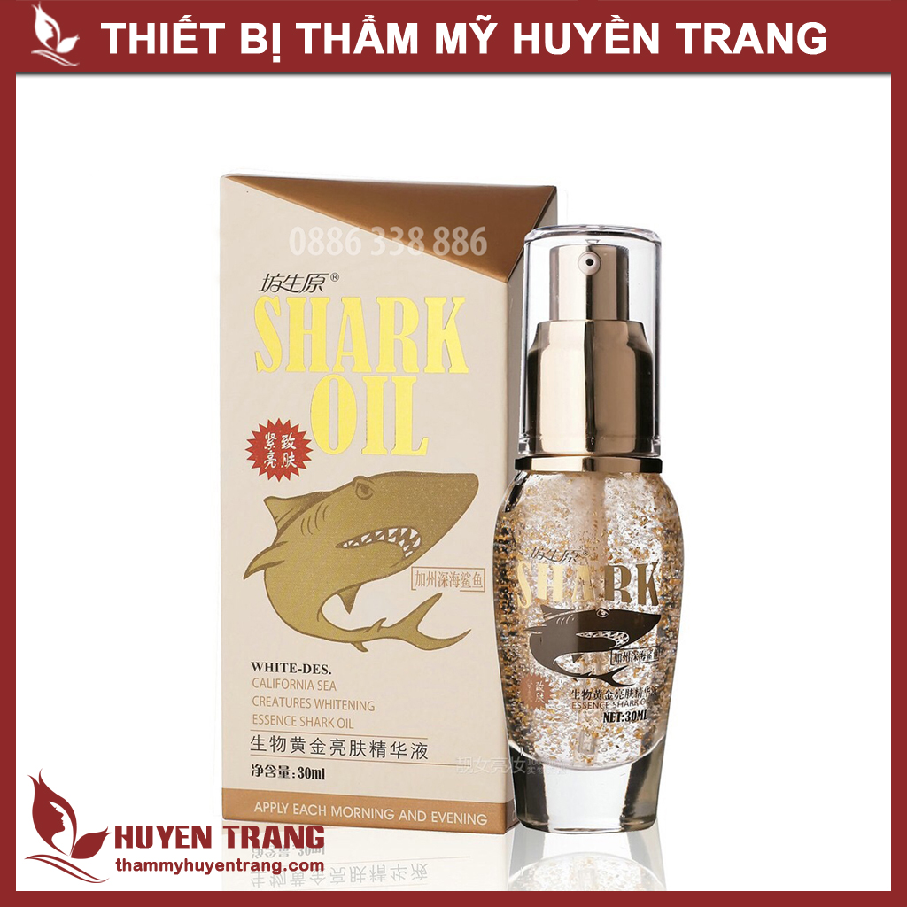 Tinh chất cá mập cho da nám, sạm, tàn nhang, làm trắng da - thẩm mỹ huyền trang nanocee