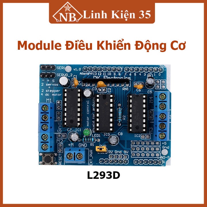 Mạch module điều khiển động cơ L293D