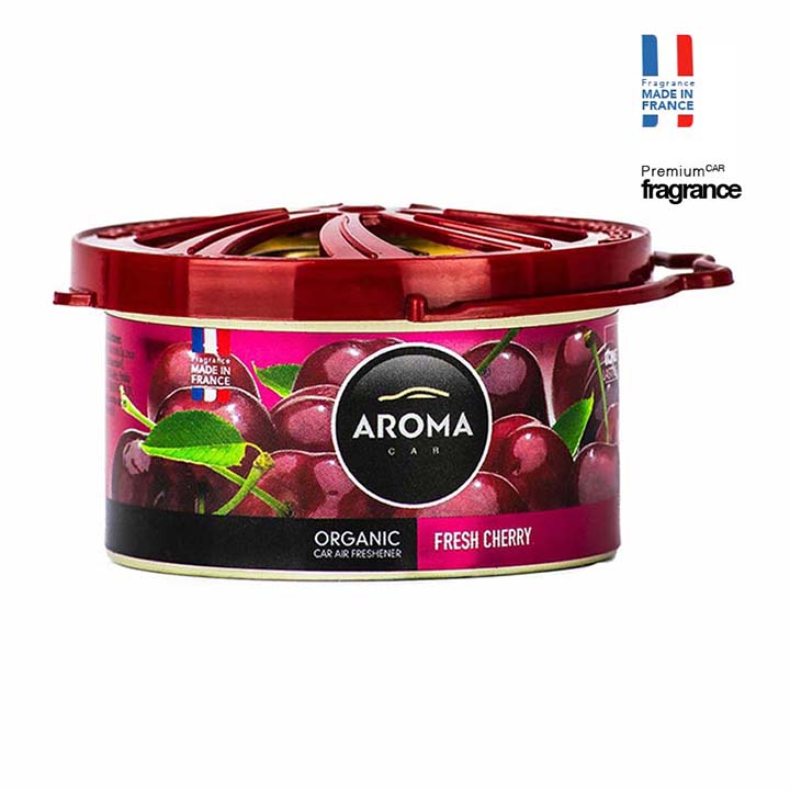 Sáp thơm nước hoa ô tô aroma car organic 40g khử mùi xe hơi, nhà ở, văn phòng - nhập khẩu eu - cherry/aco03
