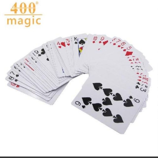 Lố 10 bộ bài tây 52 lá mẫu màu đỏ dễ thương. -HG