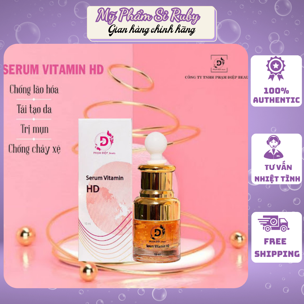 Serum dưỡng da căng bóng- serum vitamin HD- Phạm Điệp beauty