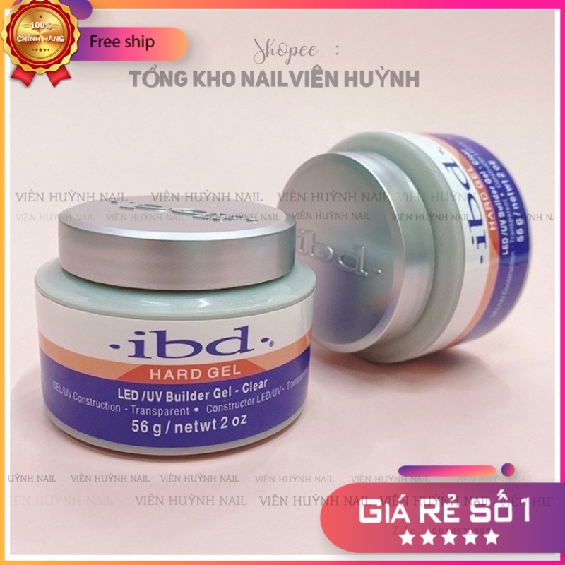Gel ibd lạnh đắp móng loại 1 không nóng 56g
