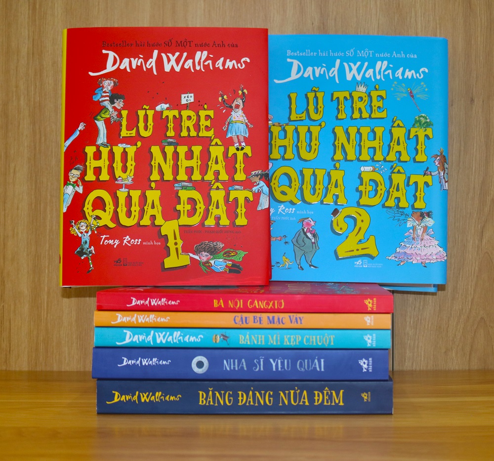 Sách: lũ trẻ hư nhất quả đất tập 1 + tập 2 - david walliams