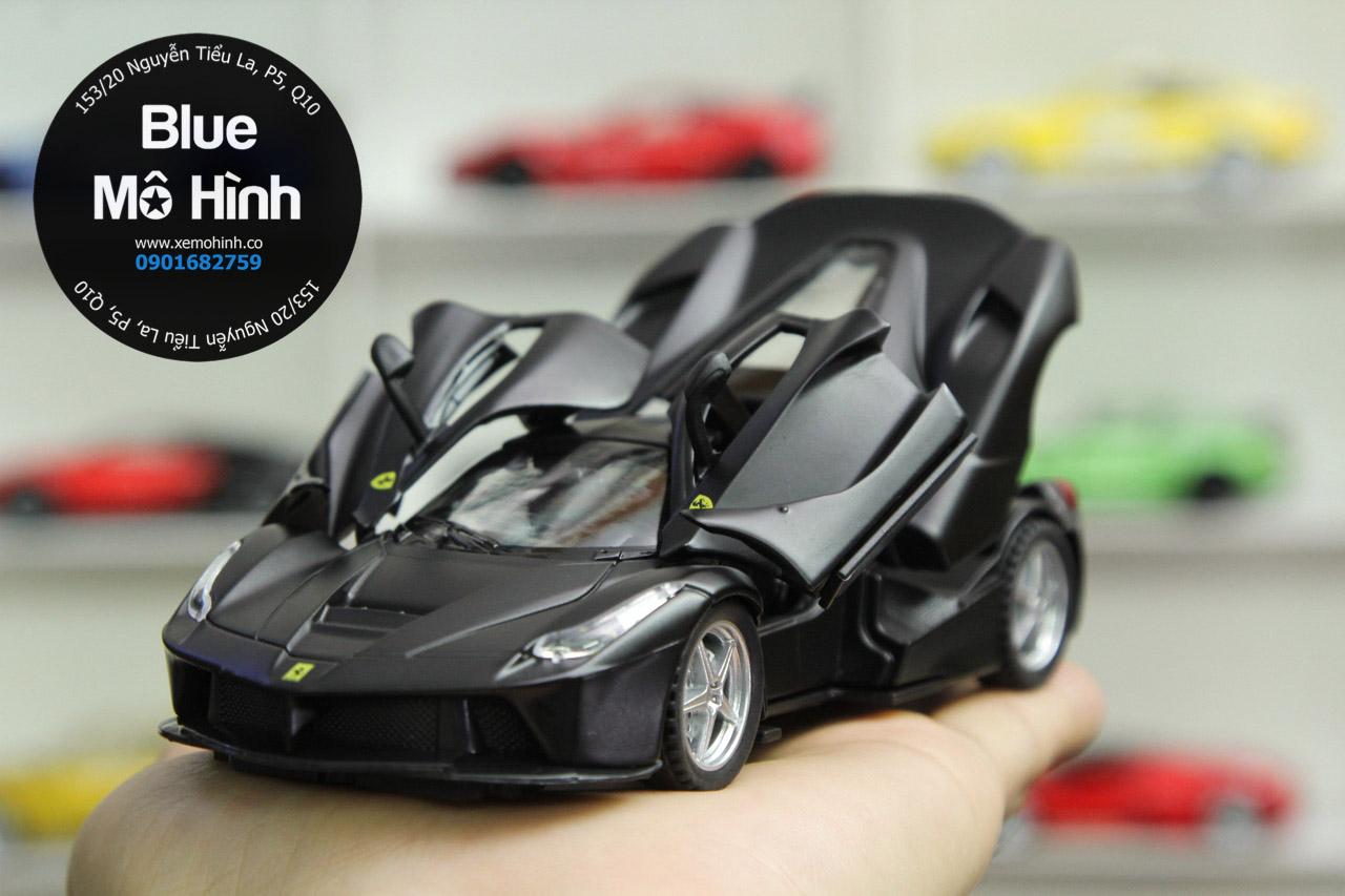 Mô Hình Xe Ferrari LaFerrari Aperta Mui Trần Tỉ Lệ 122 Màu Xanh