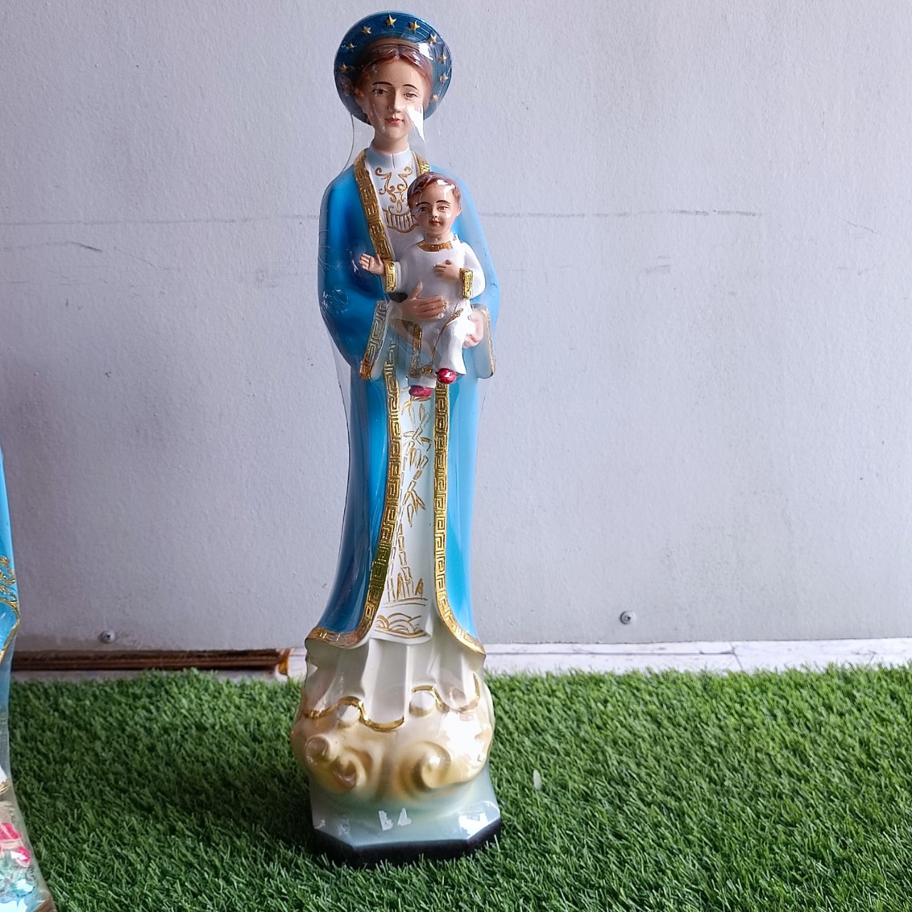Tượng đức mẹ la vang việt nam cao 50cm tượng công giáo chất liệu composite để được ngoài trời