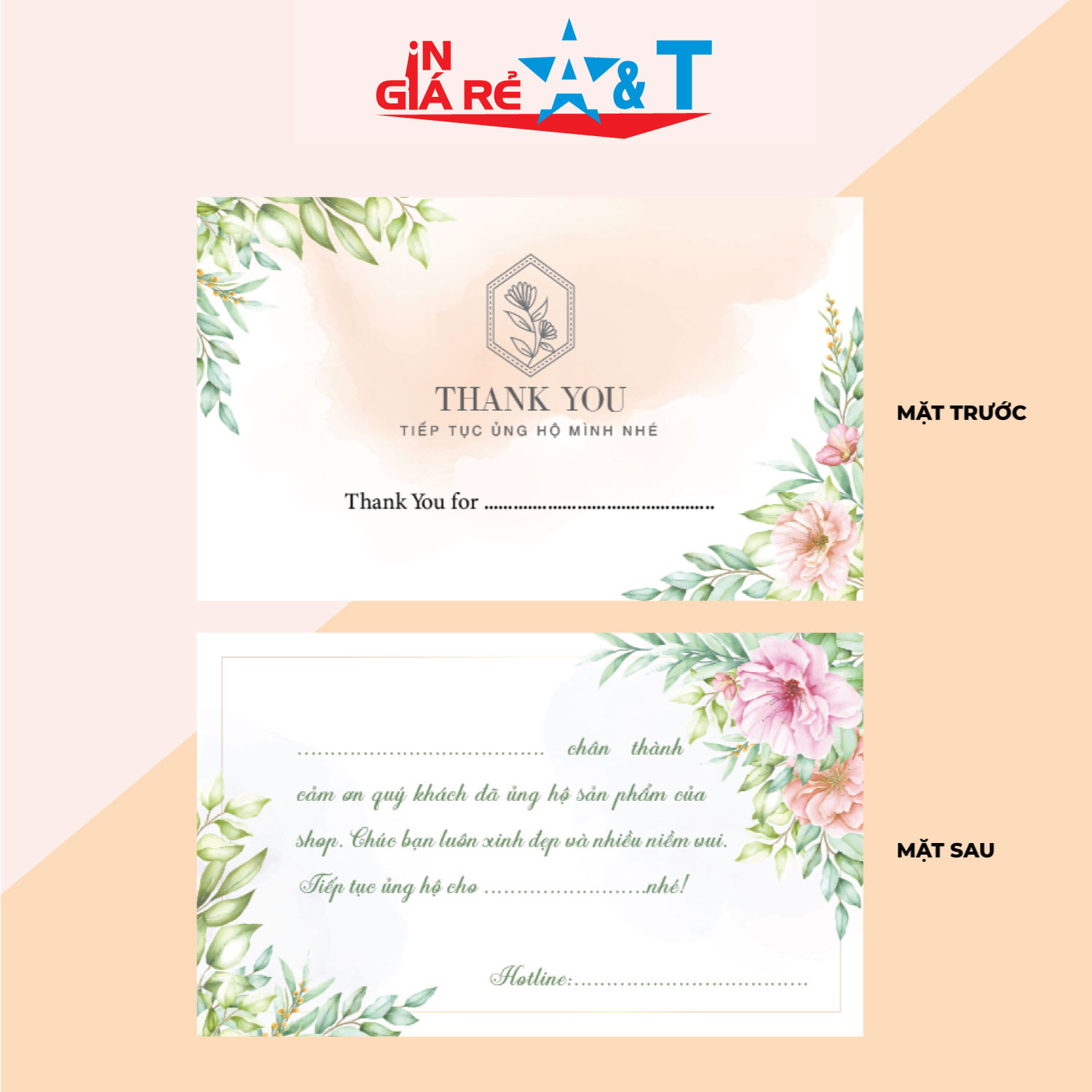 [HCM]100 THẺ CÁM ƠN THIỆP CÁM ƠN THƯ CÁM ƠN THANK YOU