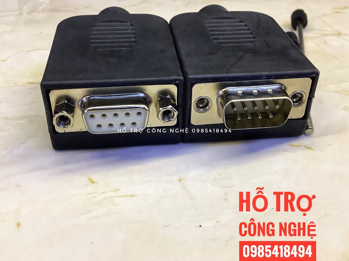 Đầu cắm DB9 Đầu Cổng COM RS232 không cần hàn