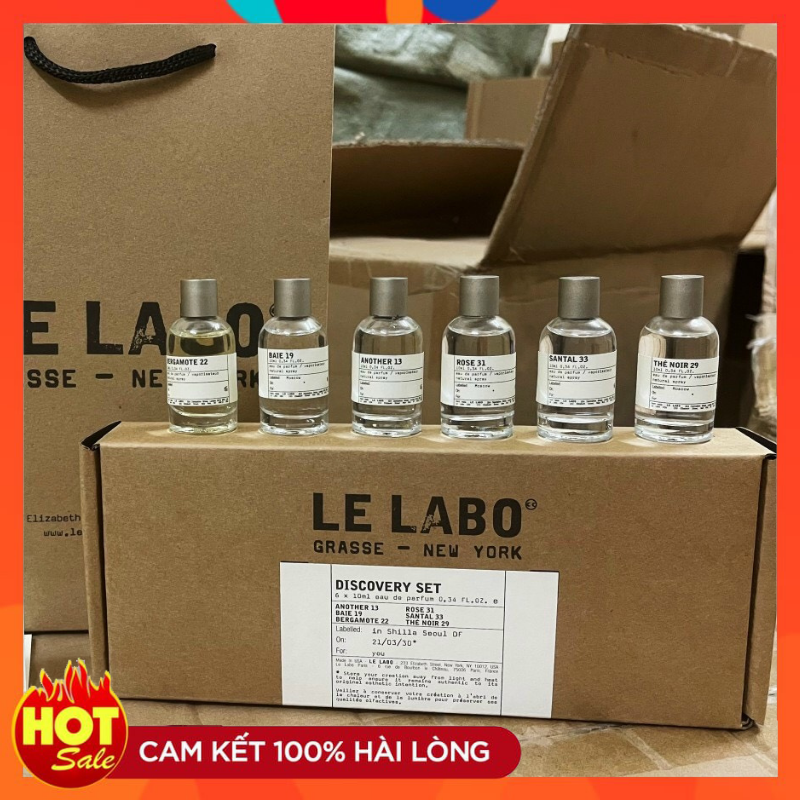 Set Nước Hoa Le Labo 6 x 10ml Another 13 Santal 33 31 19 22 29 Sang Trọng Đẳng Cấp
