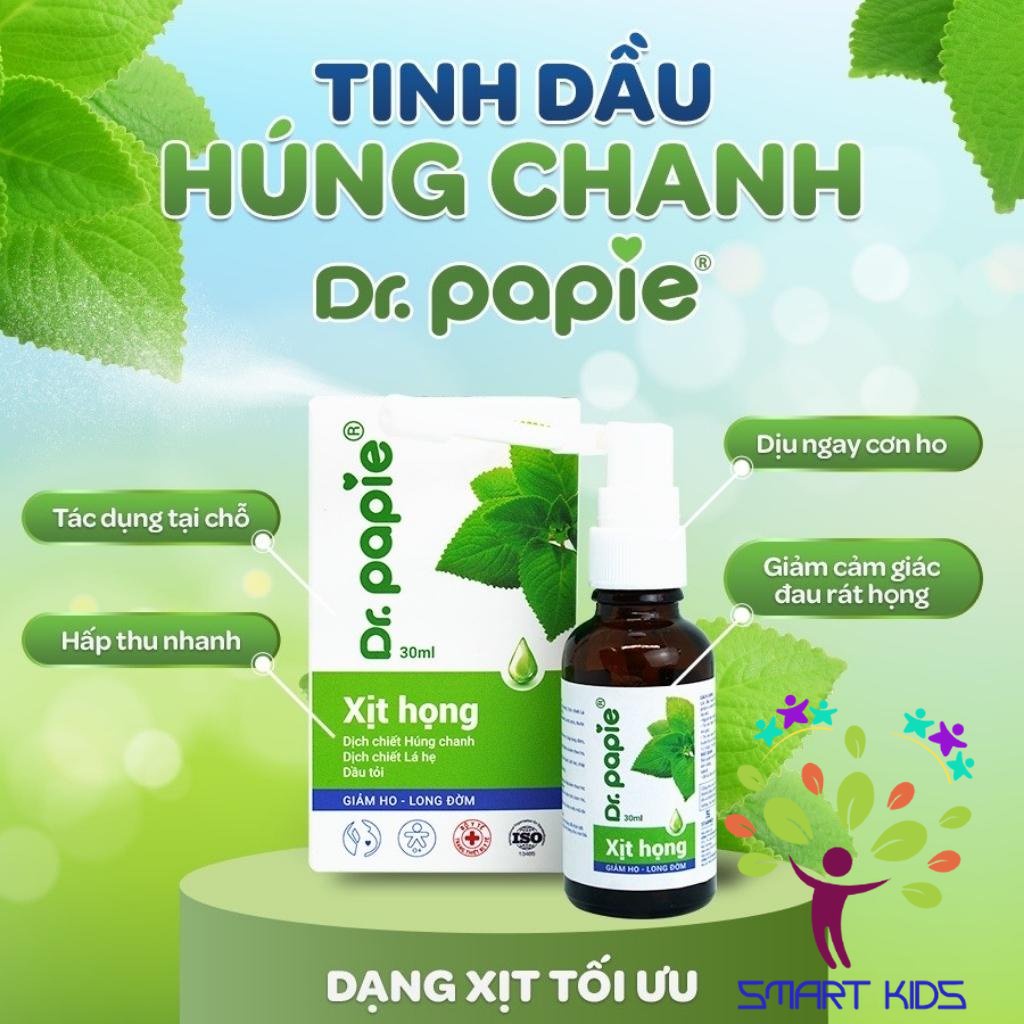 Tinh Dầu Húng Chanh Dr.papie Hỗ Trợ Giảm Ho