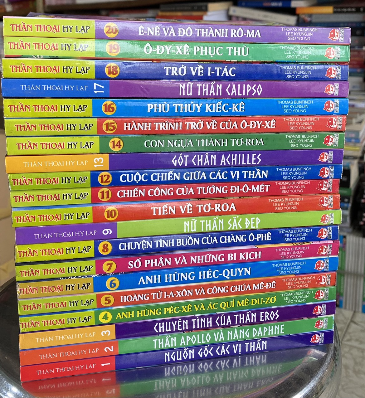 [HCM]Trọn bộ truyện tranh màu Thần Thoại Hy Lạp - Full 20 tập