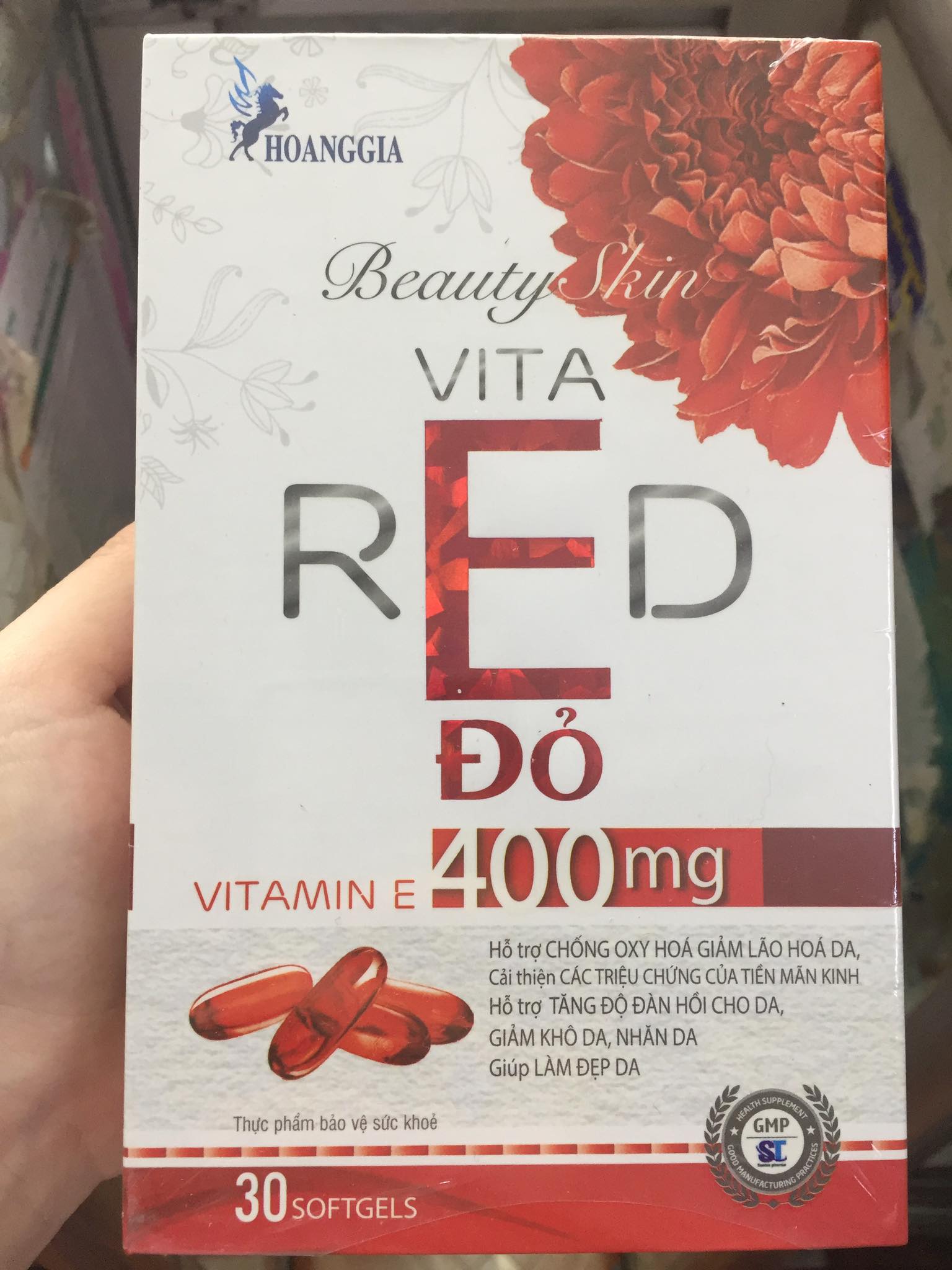Vitamin e đỏ 400mg - beauty skin vita red