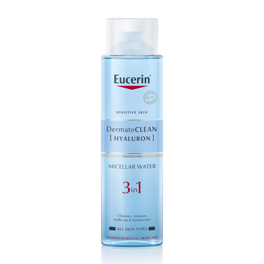 [HCM]Nước Tẩy Trang Dịu Nhẹ Cho Da Nhạy Cảm Eucerin Dermato Clean Micellar Cleansing Fluid 3 In 1 (200ml)