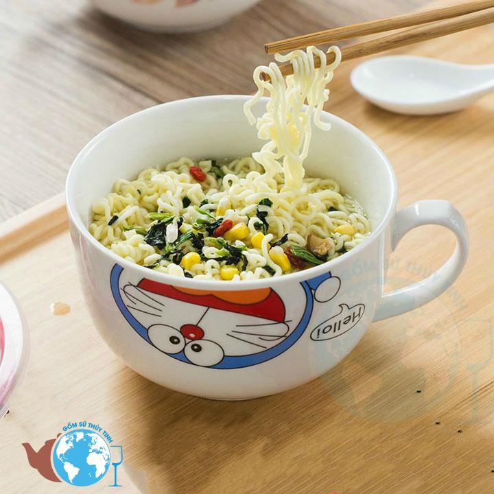 [HCM][Tiện Lợi - Dễ Thương] Ly Ăn Mì Cao Cấp Có Nắp Nhựa Siêu Dễ Thương - Thuận Tiện Mang Theo  - Gọn Gàng Vệ Sinh - Siêu Dày