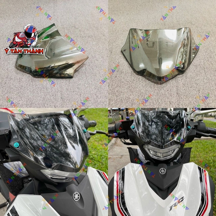 Ốp Đầu Đen Khói Exciter 155