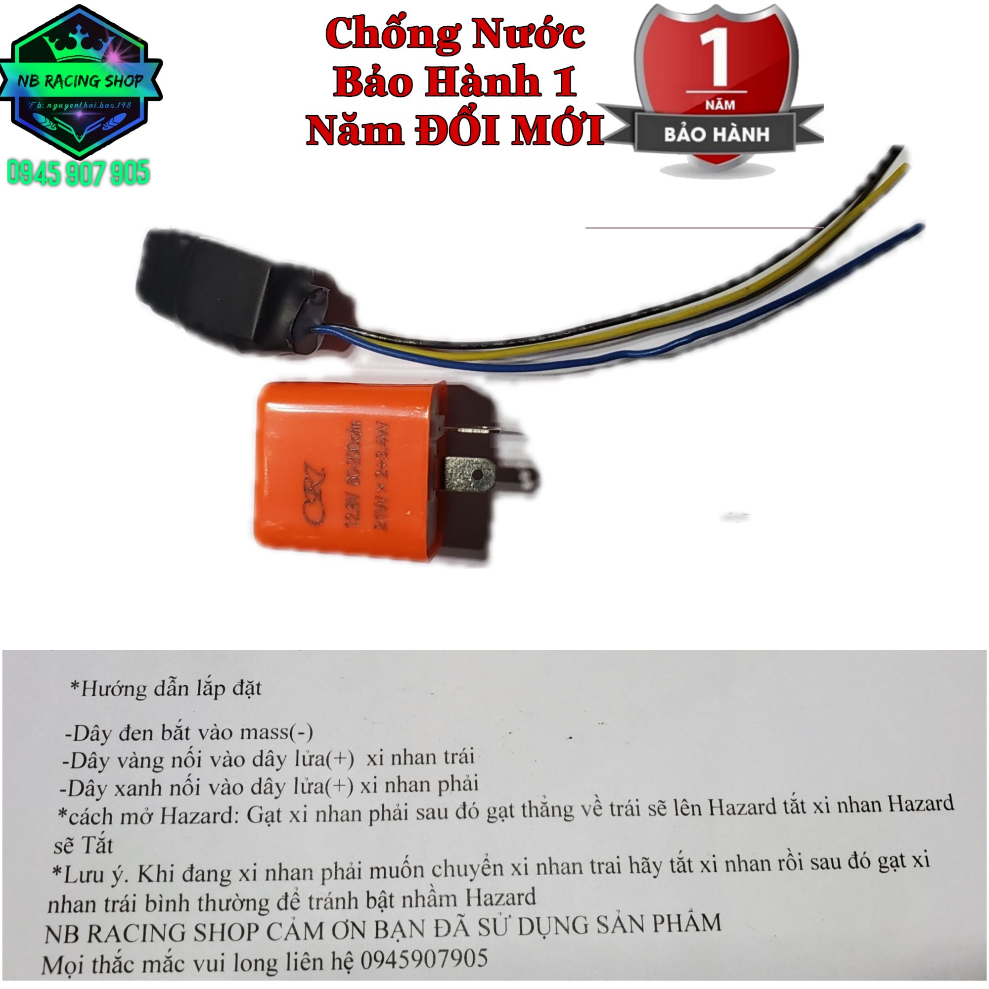 Mạch Ưu Tiên Hazard Xài Nút Xi nhan Zin Tất Cả Dòng Xe