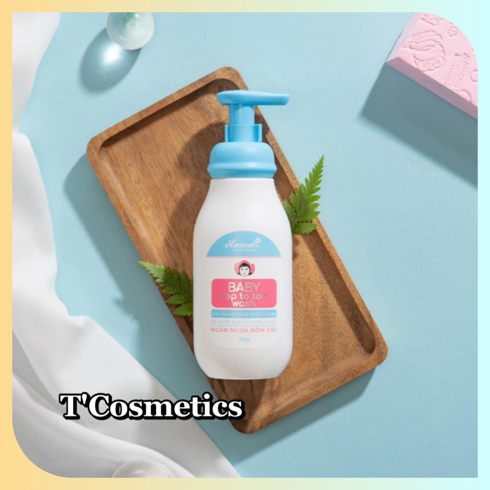 Sữa Tắm Gội Thảo Dược Dành Cho Bé Hanayuki 150g