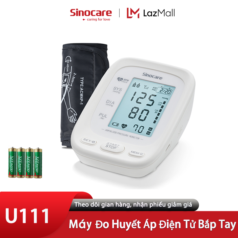 Sinocare Máy Đo Huyết Áp  AES-U111