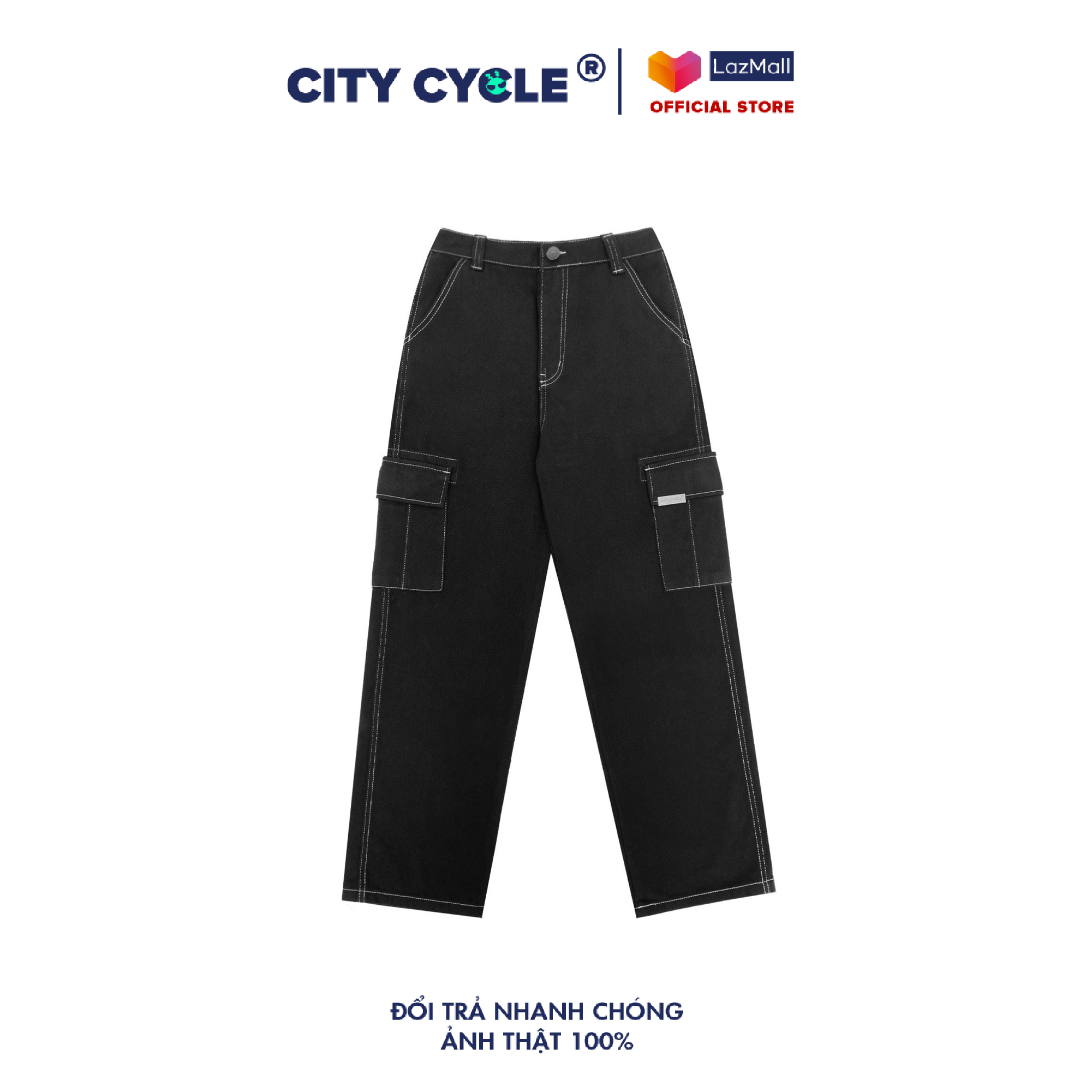 Quần jean local brand Denim Clew City Cycle unisex form rộng nam nữ