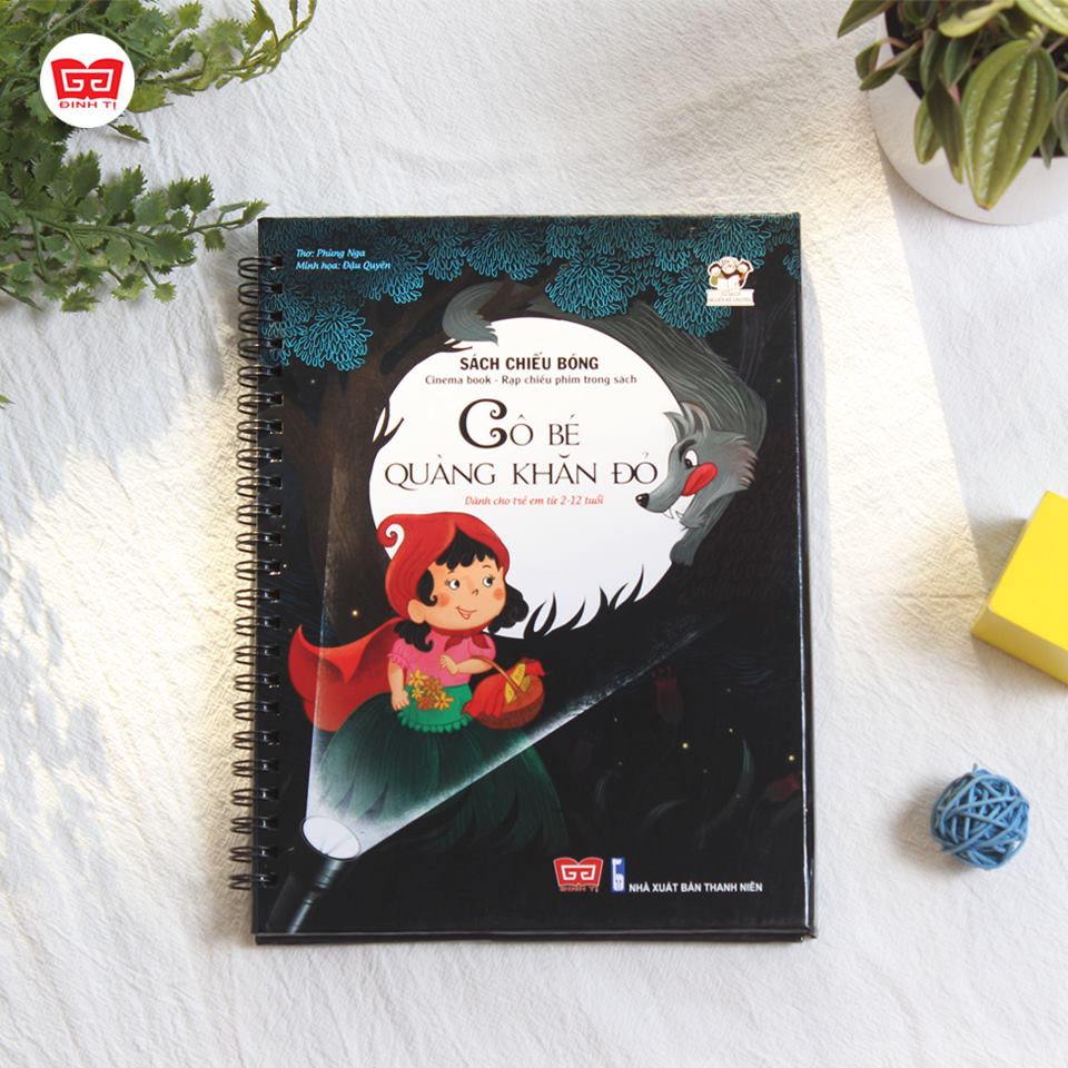 Sách chiếu bóng Đinh Tị - Cinema book - Rạp chiếu phim trong sách - Cô bé quàng khăn đỏ