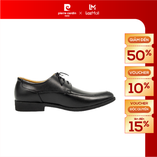 Giày Tây Nam có dây Pierre Cardin chất liệu da bò thật nhập khẩu, đế cao su chống trơn trượt, bảo hành 12 tháng - PCMFWL 738