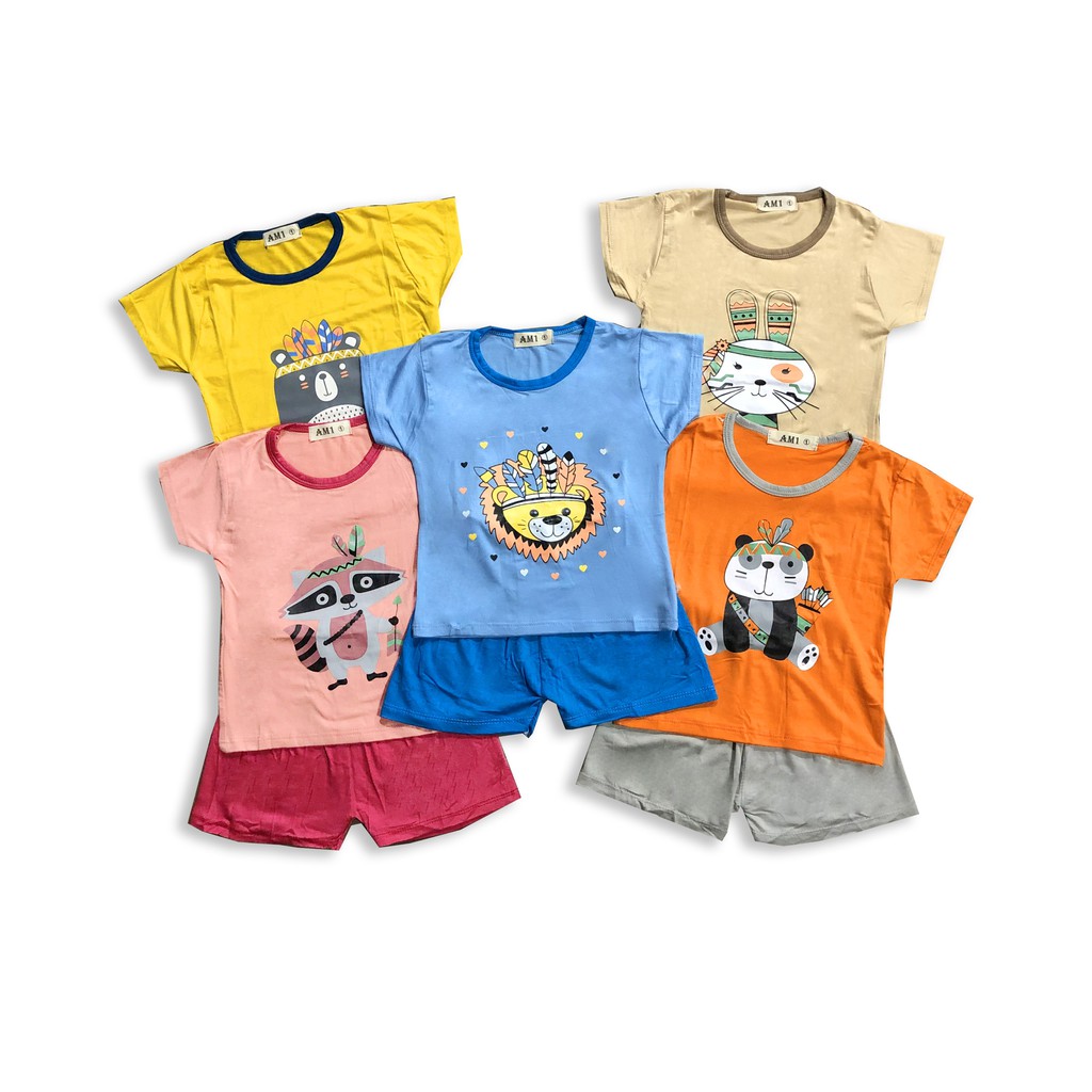 Đồ bộ bé trai và đồ bộ bé gái 7-17kg qate696 qate882 - đồ bộ cho bé trai và đồ bộ cho bé gái họa tiết thổ dân